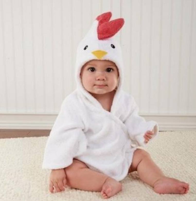 Cartoon Animal Baby Hooded Bath Towel & Cotton Bathrobe | Cute Baby Bathrobes