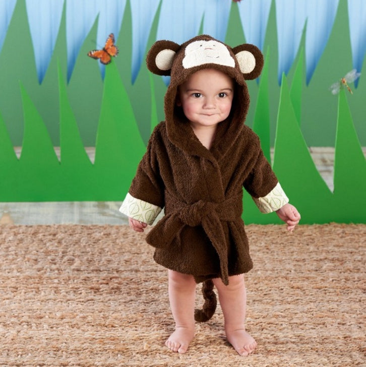 Cartoon Animal Baby Hooded Bath Towel & Cotton Bathrobe | Cute Baby Bathrobes