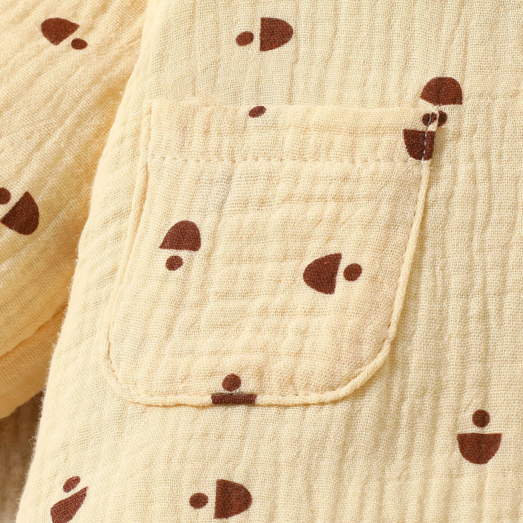 Baby Cotton and Linen Jumpsuit for Boys & Girls | Soft Breathable Infant Romper