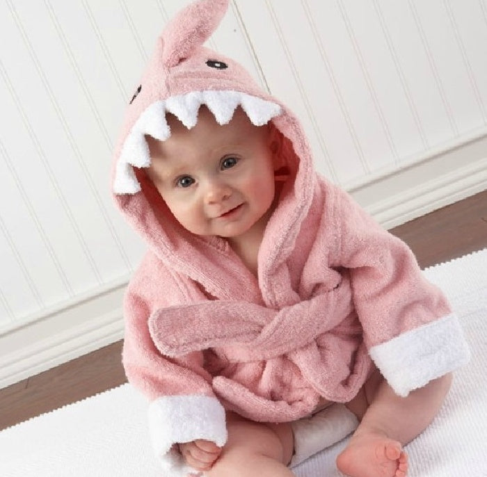 Cartoon Animal Baby Hooded Bath Towel & Cotton Bathrobe | Cute Baby Bathrobes
