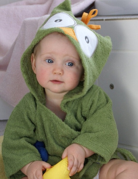 Cartoon Animal Baby Hooded Bath Towel & Cotton Bathrobe | Cute Baby Bathrobes