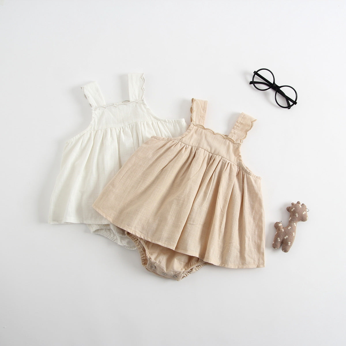 Baby Princess Romper Dress with Suspenders | Cute Baby Jumpsuit Outfit
