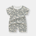 Baby Thin Short Sleeve Jumpsuit | Lightweight Summer Baby Romper