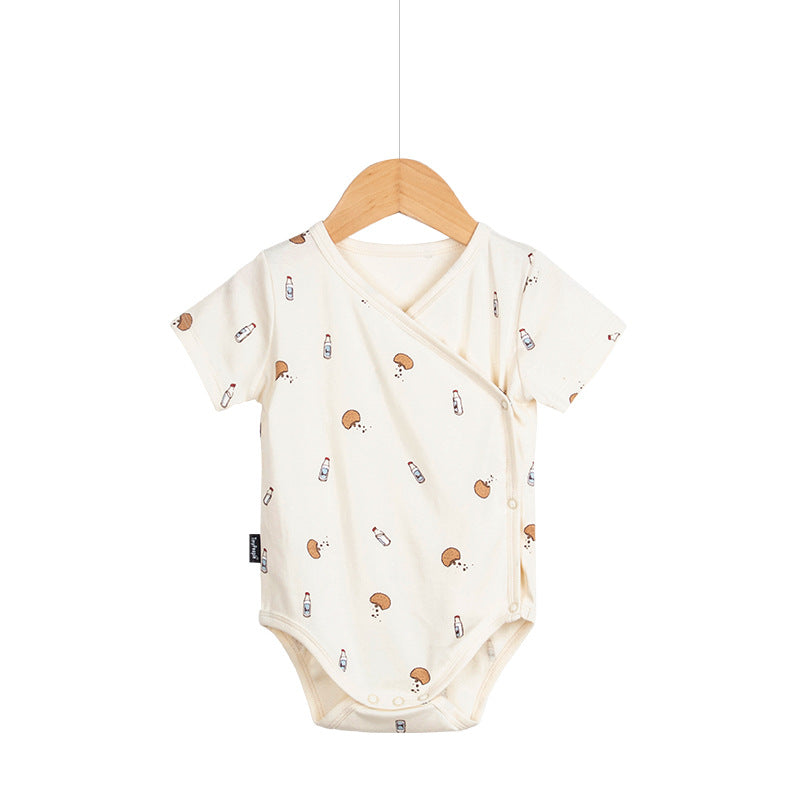 Baby Summer Cotton Monk Dress Bodysuit | Lightweight Breathable Baby Romper