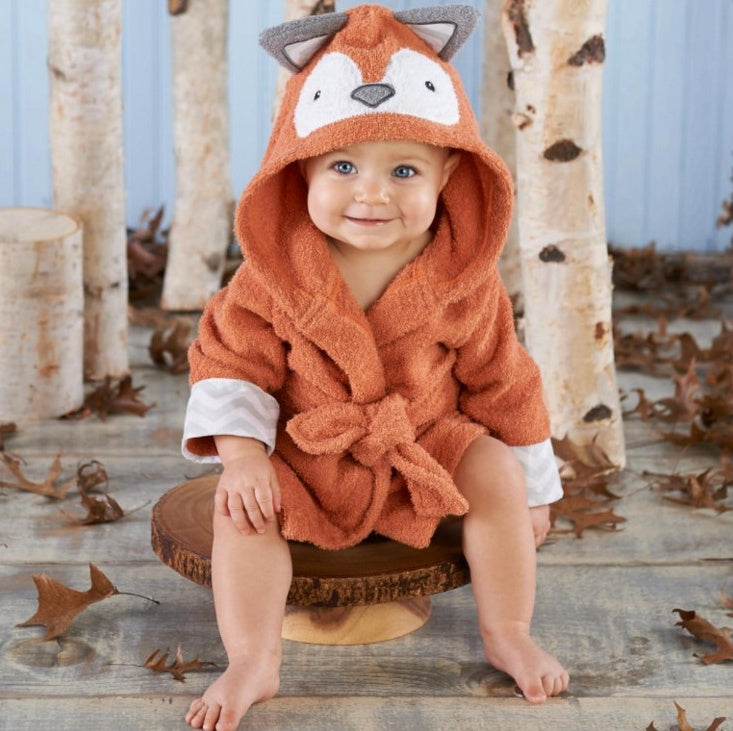 Cartoon Animal Baby Hooded Bath Towel & Cotton Bathrobe | Cute Baby Bathrobes
