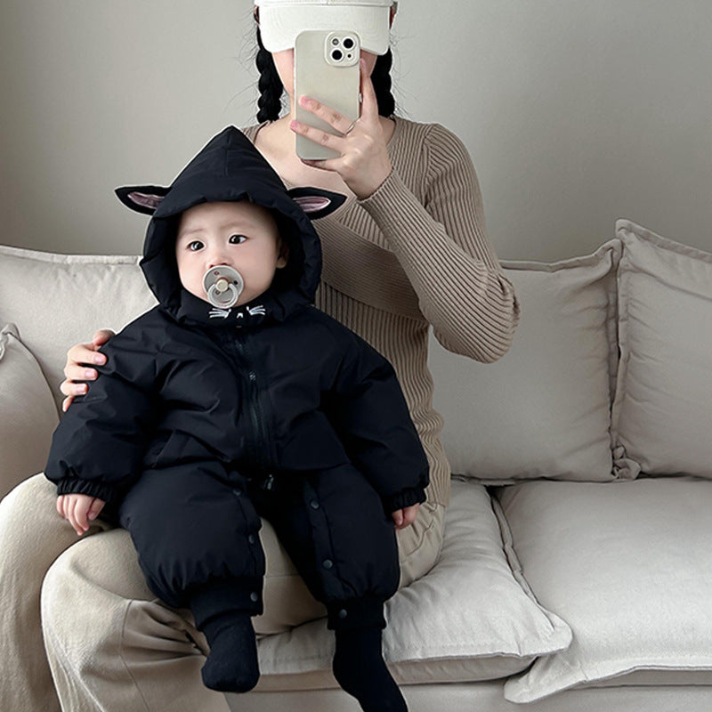 Baby Thick Winter Jumpsuit | Warm Baby Winter Clothes Romper