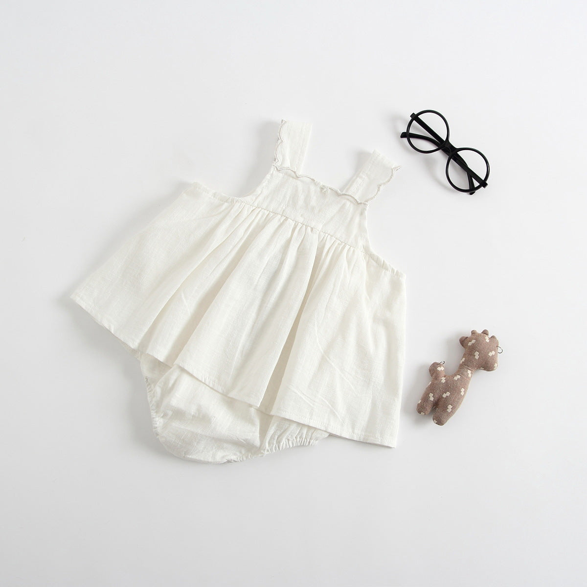 Baby Princess Romper Dress with Suspenders | Cute Baby Jumpsuit Outfit