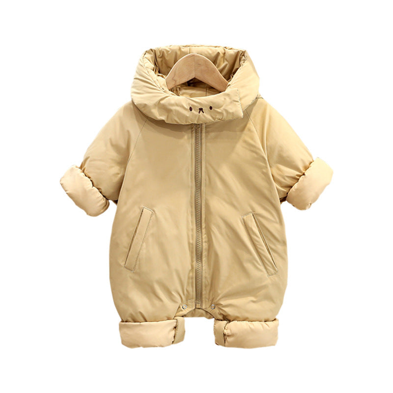 Baby Thick Winter Jumpsuit | Warm Baby Winter Clothes Romper