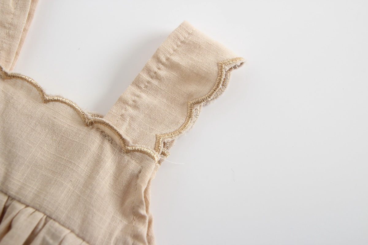 Baby Princess Romper Dress with Suspenders | Cute Baby Jumpsuit Outfit